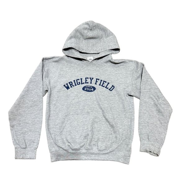 GRAY WRIGLEY FIELD HOODIE SIZE S MLB BASEBALL CHICAGO WHITE SOX MENS - Picture 1 of 4